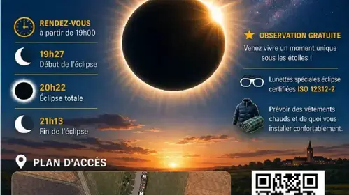 OBSERVATION DE L'ECLIPSE SOLAIRE A ENNEZAT OBSERVATION DE L'ECLIPSE SOLAIRE A ENNEZAT