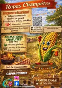 Sous la halle en fête organisée par le Comité des Fêtes d'Ennezat